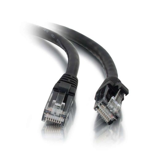 Cables To Go 50ft Cat5e Snagless Unshielded (UTP) Ethernet Network Patch Cable - Black - 20038
