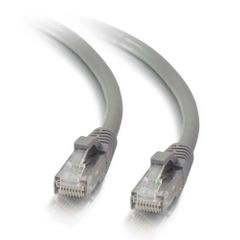 Cables To Go 50ft Cat5e Snagless Unshielded (UTP) Ethernet Network Patch Cable - Gray - 19305