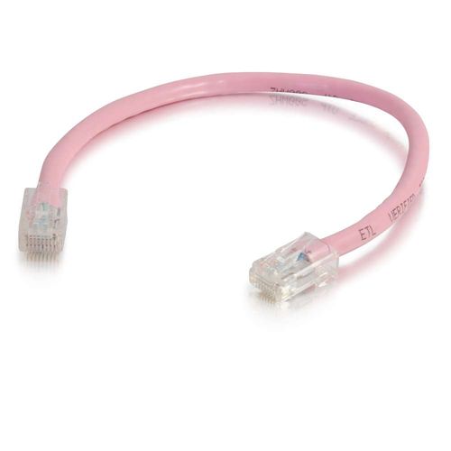 Cables To Go 50ft Cat6 Non-Booted Unshielded (UTP) Ethernet Network Patch Cable - Pink - 04270