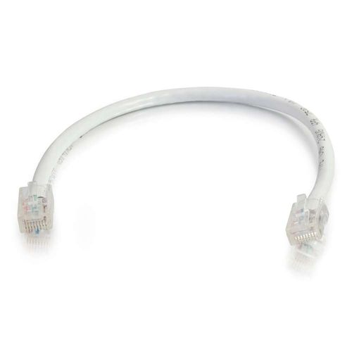 Cables To Go 50ft Cat6 Non-Booted Unshielded (UTP) Ethernet Network Patch Cable - White - 04249