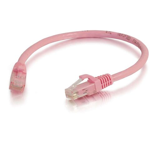 Cables To Go 50ft Cat6 Snagless Unshielded (UTP) Ethernet Network Patch Cable - Pink - 04060