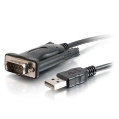 Cables To Go 5ft Trulink® USB to DB9 Male Serial RS232 Adapter Cable - 26887