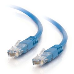 Cables To Go 65ft Cat5e Molded Solid Unshielded (UTP) Ethernet Network Patch Cable - Blue - 15164
