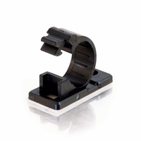 Cables To Go .68in Self-Adhesive Cable Clamp - 50pk - 43053