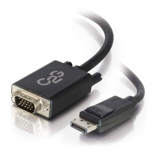 Cables To Go 6ft DisplayPort&trade; Male to VGA Male Active Adapter Cable - Black - 54332