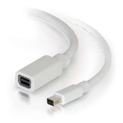 Cables To Go 6ft Mini DisplayPort Extension Cable M/F - White - 54414