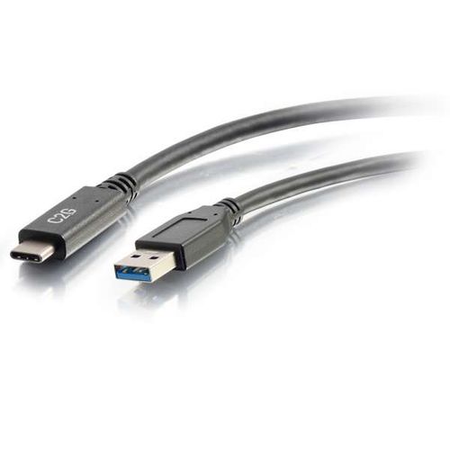 Cables To Go 6ft USB 3.0 USB-C to USB-A Cable M/M - Black - 28832