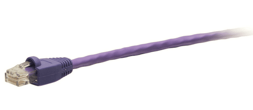 Cables To Go 75ft (22.8m) TAA-Compliant F-Series Cat6 Snagless Unshielded (UTP) Network Cable - Purple - C2G43567