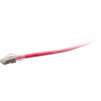 Cables To Go 75ft (22.8m) TAA-Compliant F-Series Cat6a Snagless Shielded (STP) Network Cable - Red - C2G43894