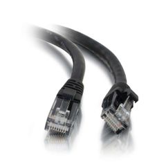 Cables To Go 75ft Cat5e Snagless Unshielded (UTP) Ethernet Network Patch Cable - Black - 26971