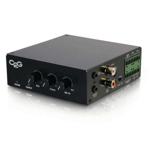 Cables To Go 8 Ohm 50W Audio Amplifier - Plenum Rated (TAA Compliant) - CG40880
