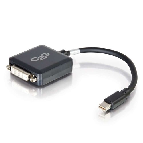 Cables To Go 8in Mini DisplayPort&trade; Male to Single Link DVI-D Female Adapter Converter - Black - 54311