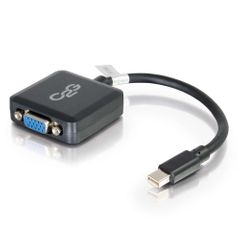 Cables To Go 8in Mini DisplayPort™ Male to VGA Female Active Adapter Converter - Black - 54315