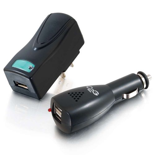 Cables To Go AC and DC to USB Travel Charger Bundle - 22330