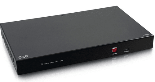 Cables To Go HDMI HDBaseT + RS232 and IR over Cat Extender Box Scaling Receiver - 4K 60Hz - C2G30016