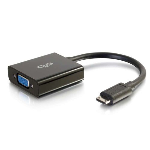 Cables To Go HDMI&reg; Mini Male to VGA Female Adapter Converter Dongle - 41353