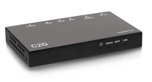 Cables To Go HDMI® Ultra-Slim HDBaseT + RS232 and IR over Cat Extender Box Transmitter - 4K 60Hz - C2G30014