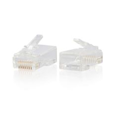 Cables To Go RJ45 Cat6 Modular Plug for Round Solid/Stranded Cable - 50pk - 00889