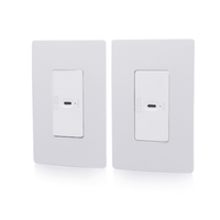 Cables To Go Superbooster® USB Camera Extender Over Cat Single Gang Wall Plate to Box Kit - C2G54276