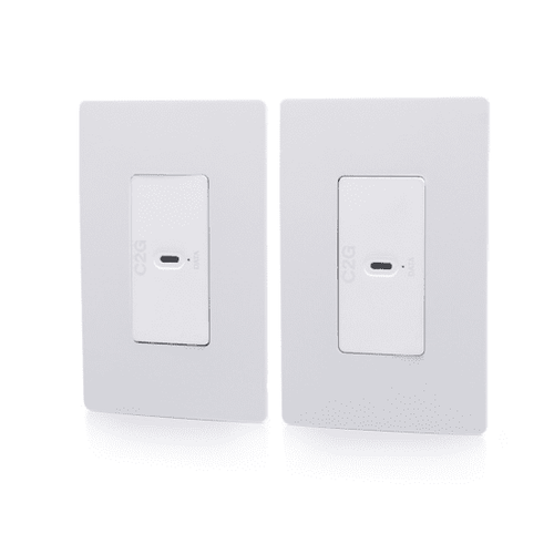 Cables To Go Superbooster® USB Camera Extender Over Cat Single Gang Wall Plate to Single Gang Wall Plate Kit - C2G54275