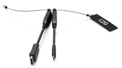 Cables To Go Universal 4K HDMI® Dongle Adapter Ring with Color Coded DisplayPort™ and USB-C® - C2G30043