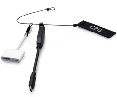 Cables To Go Universal 4K HDMI® Dongle Adapter Ring with Color Coded USB-C® and Lightning - C2G30051