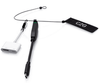 Cables To Go Universal 4K HDMI® Dongle Adapter Ring with Color Coded USB-C® and Lightning - C2G30051