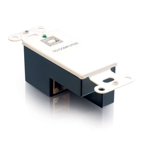 Cables To Go USB 1.1 Over Cat5 Superbooster Extender Wall Plate Transmitter - 29344