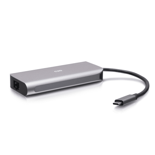 Cables To Go USB-C® 4.0 6-in-1 Mini Docking Station with HDMI®, USB-A, Ethernet, and USB-C® 85W– 8K 60HZ - C2G54551