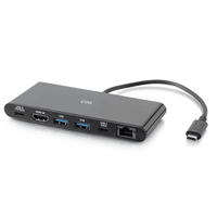 Cables To Go USB-C® 6-in-1 Mini Dock with HDMI®, Ethernet, USB and Power Delivery up to 60W - 4K 30Hz - CG28845