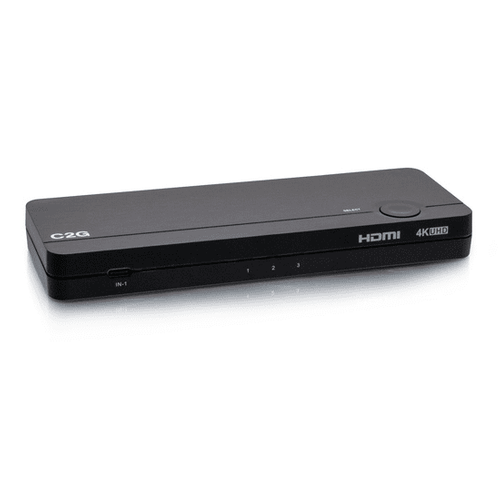 Cables To Go USB-C®/HDMI® 3-Input Combo to HDMI 1-Output KVM with Power Delivery - 4K 60Hz - C2G54541
