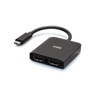 Cables To Go USB-C® to Dual HDMI® MST Hub - 4K - C2G54540