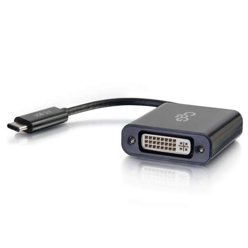 Cables To Go USB-C To DVI-D Video Adapter Converter - Black - 29483
