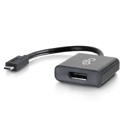 Cables To Go USB-C® To DVI-D Video Adapter Converter - Black - LIMITED AVAILABILITY - CG29483