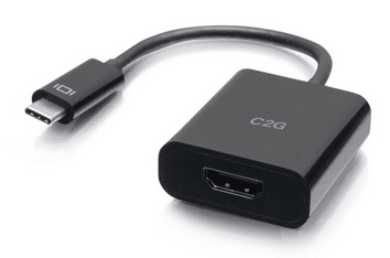Cables To Go USB-C® to HDMI® Audio/Video Adapter Converter - 4K 60Hz - Black - C2G26935