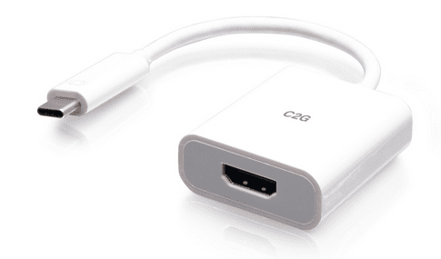 Cables To Go USB-C® to HDMI® Audio/Video Adapter Converter - 4K 60Hz - White - C2G26936
