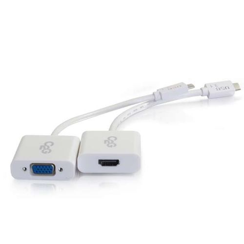 Cables To Go USB-C to HDMI® or VGA Audio/Video Adapter Kit for Apple® MacBook® - 30003