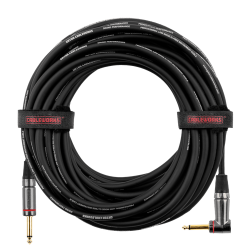 CableWorks 20 Foot Strt to RA Instrument Cable - Headliner - GCWH-INS-20RA