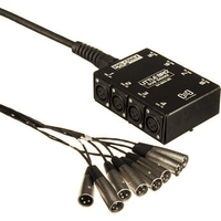 CableWorks Backline Series 8x0 Drop Snake - 25 Feet - GCWB-DS8X0-25