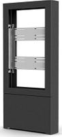 Chief 42" B2B PORTRAIT FLOOR KIOSK, BLACK - LF42UBP-B2B