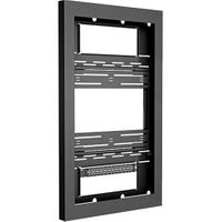 Chief 42" PORTRAIT ON-WALL KIOSK W/GLASS, BLK - LW42UBPG