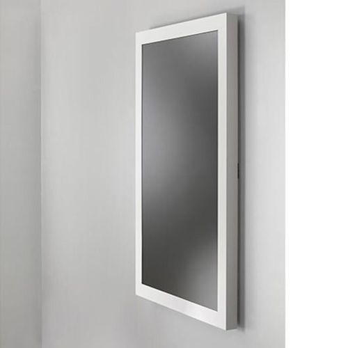 Chief 42" PORTRAIT ON-WALL KIOSK W/GLASS, WHT - LW42UWPG