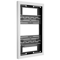 Chief 43" PORTRAIT ON-WALL KIOSK W/GLASS, WHT - LW43UWPG