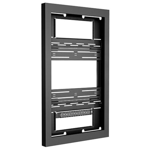 Chief 47" PORTRAIT ON-WALL KIOSK W/GLASS, BLK - LW47UBPG