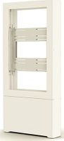 Chief 48" B2B PORTRAIT FLOOR KIOSK, WHITE - LF48UWP-B2B