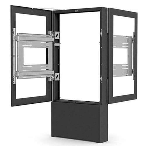 Chief 50" PORTRAIT FLOOR KIOSK, BLACK - LF50UBP