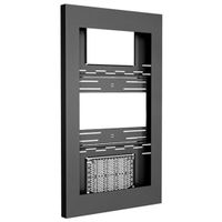 Chief 50" PORTRAIT ON-WALL KIOSK W/GLASS, BLK - LW50UBPG
