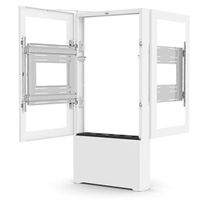 Chief 55" B2B PORTRAIT FLOOR KIOSK, WHITE - LF55UWP-B2B