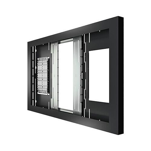 Chief 55" LANDSCAPE WALL KIOSK, BLACK - LW55UB