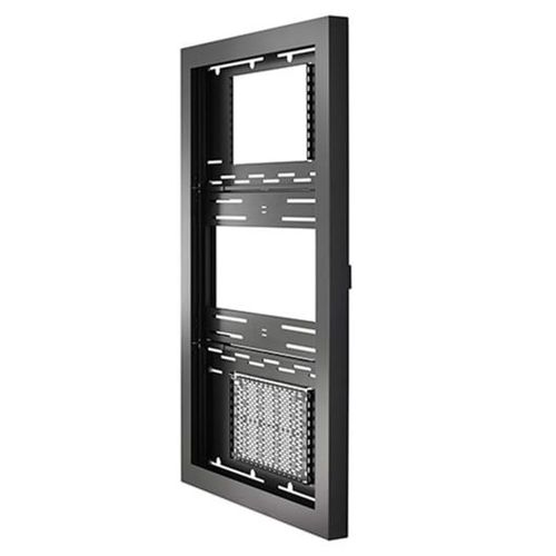 Chief 55" PORTRAIT ON-WALL KIOSK W/GLASS, BLK - LW55UBPG